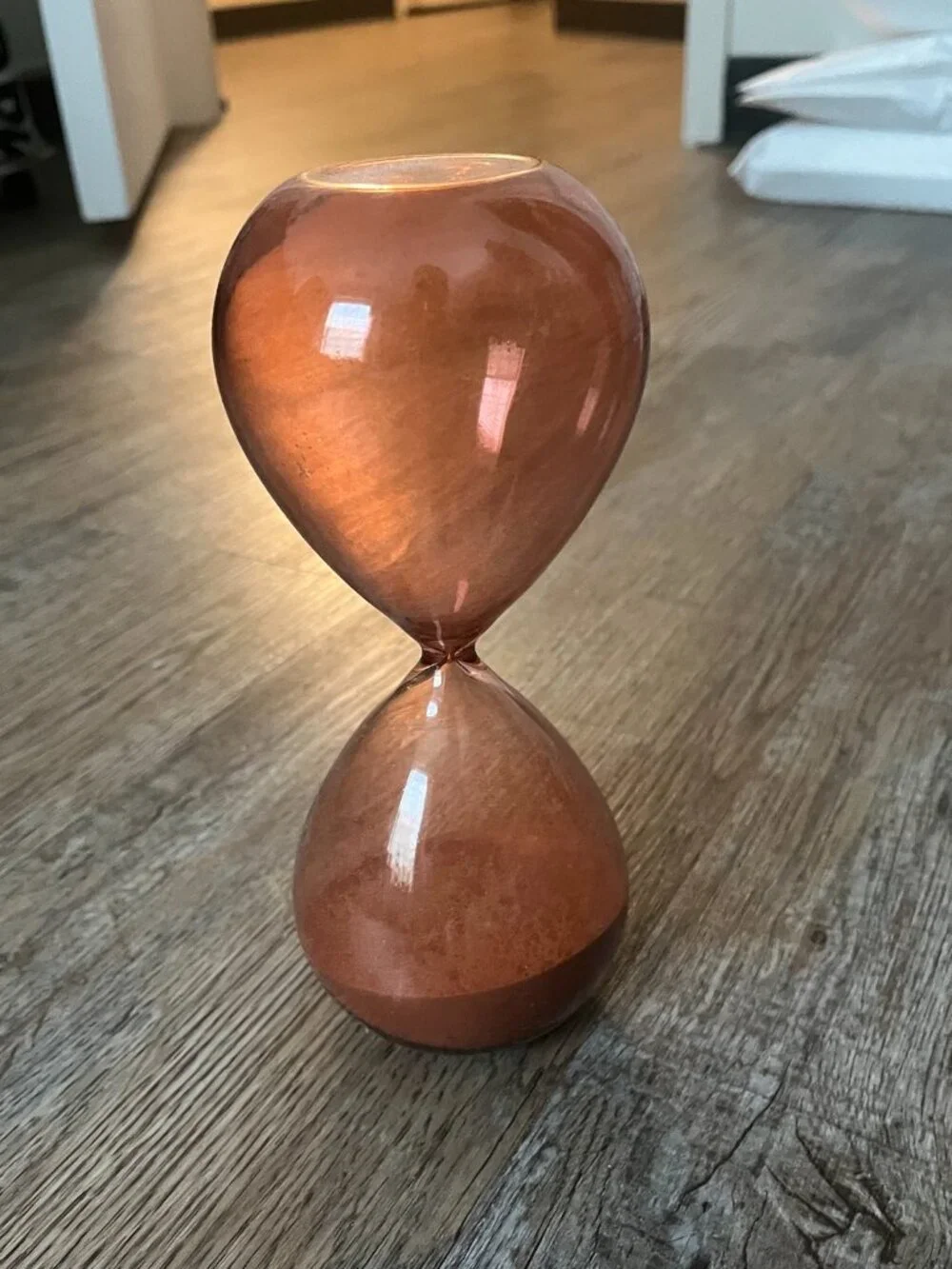 The Container Store 30-Minute Hourglass Timer - Terracotta Orange